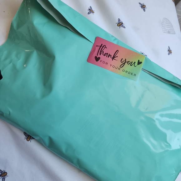 100pcs  Thermal Thank you Stickers - Picture 3 of 3